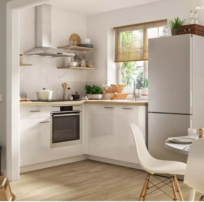 reofrma de cocina pequeña forma L